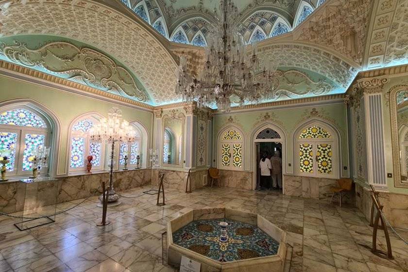 قصر المرايا والضوء في ايران بمدينة يزد